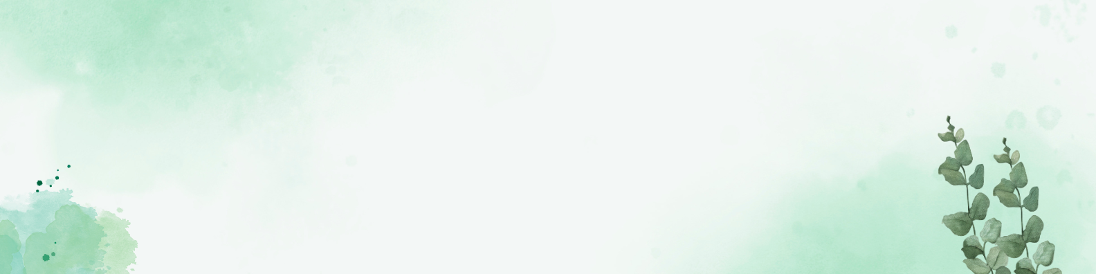 Green minimalist banner