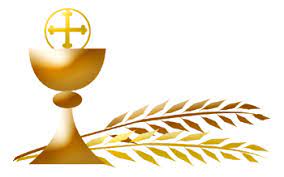 Gold chalice with wheat