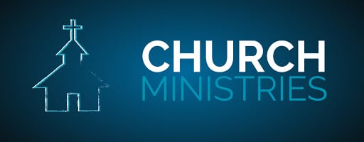 Church Ministries in blue